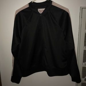 Mossimo Pink and Black Bomber Jacket